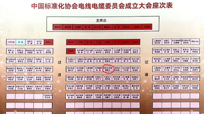 熱烈祝賀深圳東佳信電線電纜為中國(guó)標(biāo)準(zhǔn)化協(xié)會(huì)電線電纜委員